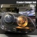 2x Bi Xenon Headlamps for VW Golf MK5 04-09 Black Projector Xenon Look Headlight